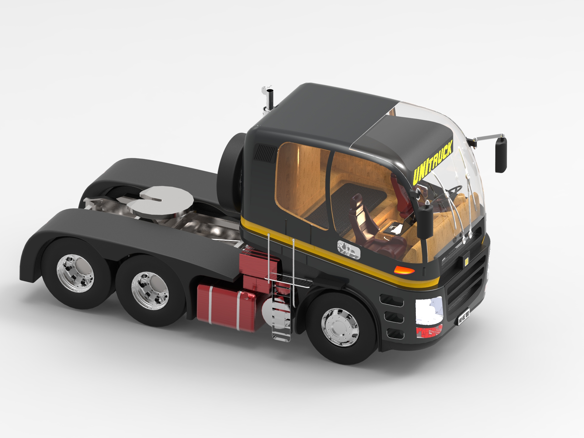 Chromatic II货车卡车模型3D图纸 x_t格式